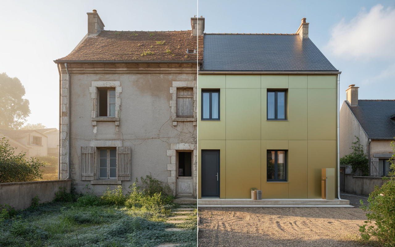 Rénovation maison avant après